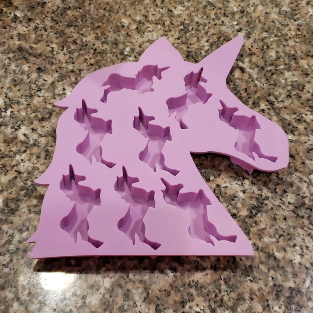 Unicorn 🦄, candy, chocolate, gelatin, or ice mold